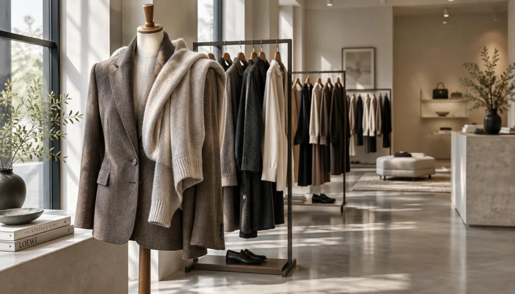 Quiet luxury brands: contemporary labels compared with high-end tailoring and knitwear