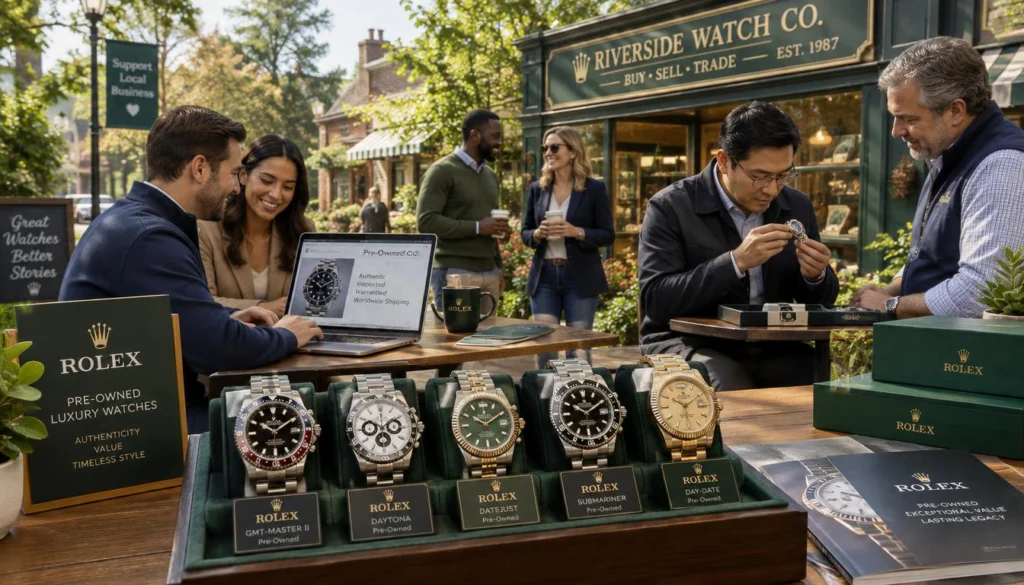 Online and local sellers offering used Rolex watches near me