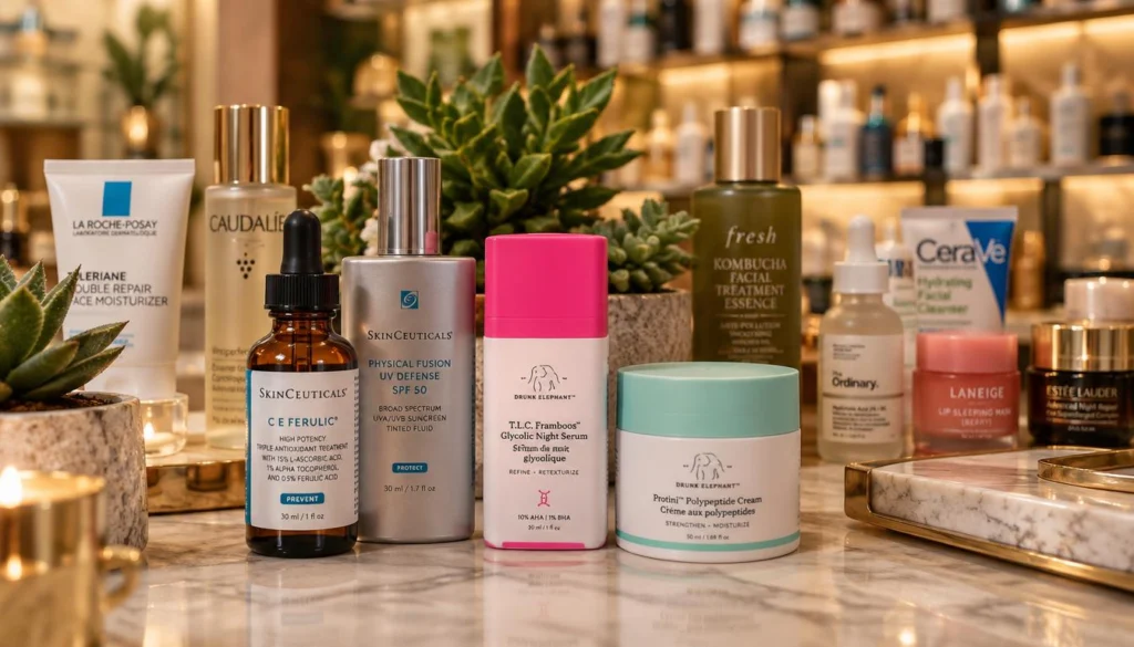 Luxury fashion and beauty: skinCeuticals and Drunk Elephant among unranked skin care options